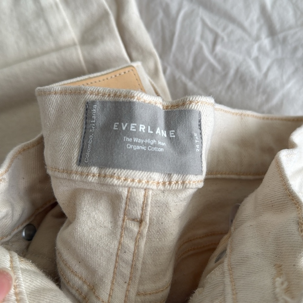 Everlane The Way High Jean in Vintage White
